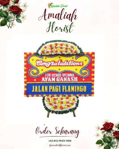 Bunga Papan Congratulation di Melayu Baru